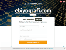 Tablet Screenshot of ebiyografi.com